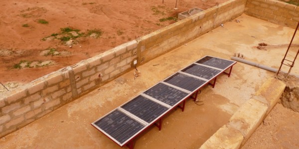 Photovoltaic Installation on the roof of the Shelter