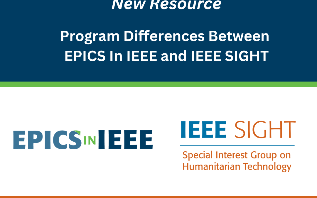 Program Differences of EPICS in IEEE and SIGHT
