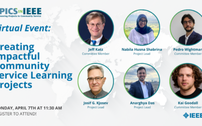 EPICS in IEEE: Creating Impactful Community Service Learning Projects Virtual Event