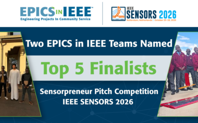 Two EPICS in IEEE Teams Named Top 5 Finalists in the Sensorpreneur Pitch Competition at IEEE SENSORS 2026